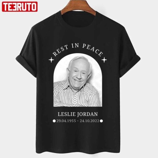 Rip Leslie Jordan Leslie Jordan Through The Years 1955-2022 Tee shirt