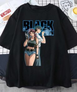 Rokurou Revy Duo Black Lagoon Anime Tee shirt