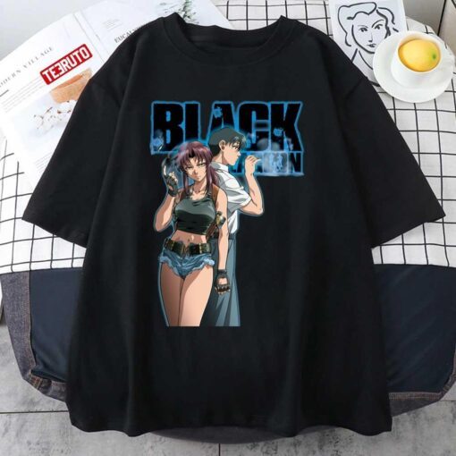 Rokurou Revy Duo Black Lagoon Anime Tee shirt