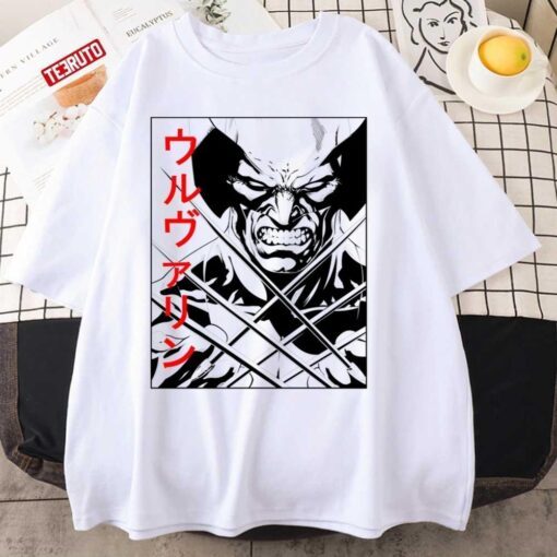 Ronin Wolverine Japanese Tee shirt