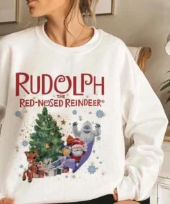 Rudolph The Red Nosed Reindeer Christmas Tee Shirt