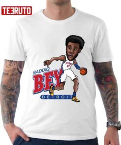 Saddiq Bey Detroit Pistons Vintage Tee shirt