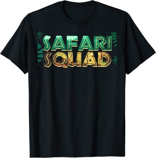 Safari Squad Jungle Zoo African Animal Lover Family Matching T-Shirt