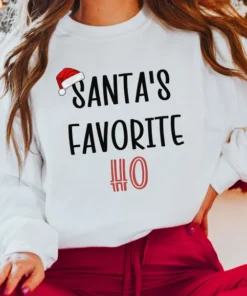 Santa's Favorite Ho Christmas Tee Shirt