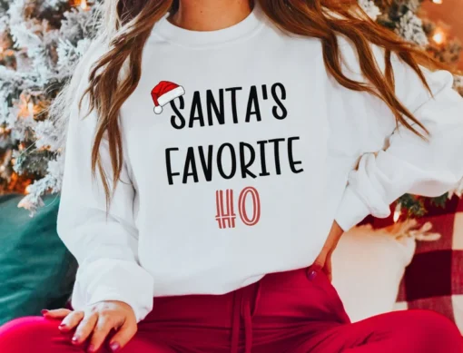 Santa's Favorite Ho Christmas Tee Shirt