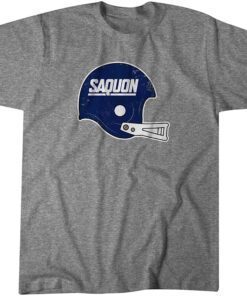 Saquon Barkley: Vintage Helmet T-Shirt