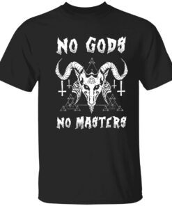 Satan no gods no masters Tee shirt