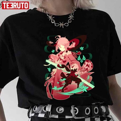 Scarlet Leaves Kazuha Genshin Impact Tee shirt