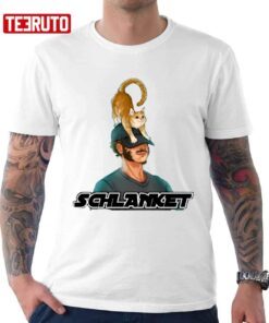 Schlanket Cat And Boy Tee shirt