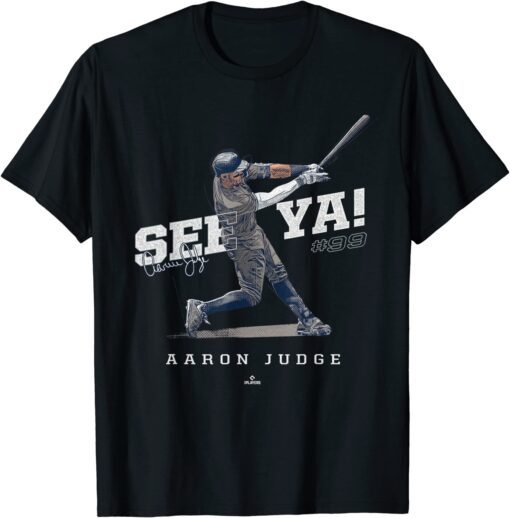 See Ya! Aaron Judge New York MLBPA Tee Shirt