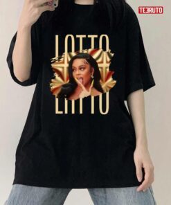 Sexy Latto Photo With Text Gold Tee shirt