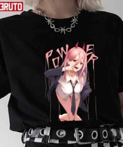 Sexy Power Devil Chainsaw Man Artwork Tee shirt