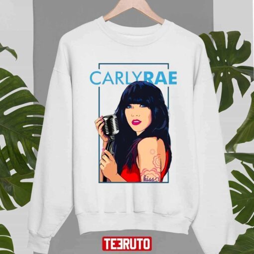 Singer Carly Rae Jepsen Beautiful Art Tee Shirt