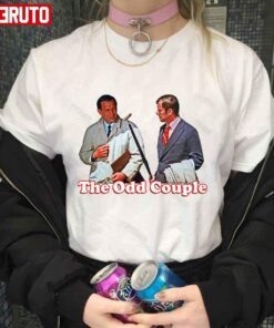 Sitcom Retro Throwback The Odd Couple Felix And Oscar Tribute T-Shirt