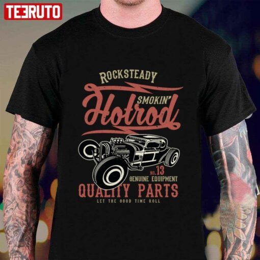 Smoking Hotrod Custom Scene Vintage Tee shirt