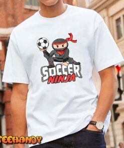 Soccer Ninja Football Player Tee Shirt