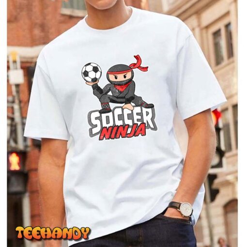 Soccer Ninja Football Player Tee Shirt