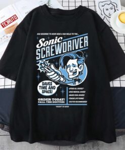 Sonic Screwdriver Ad Matt Smith Doctor Who Tee Shirt