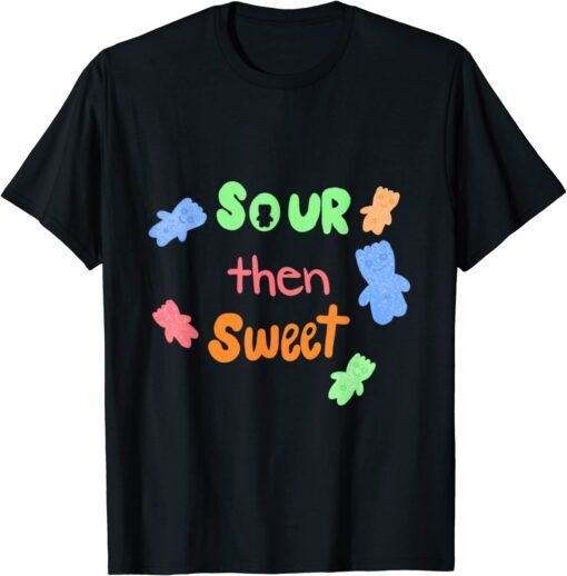 Sour Then Sweet Sour Candy Patch Tee Shirt