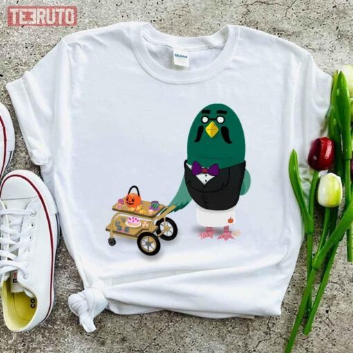 Spooky Brewster W Treat Cart Halloween Animal Crossing Tee shirt