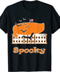 Spooky Halloween Whitehouse Dressed Up Tee Shirt