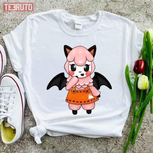 Spooky Little Reese Halloween Animal Crossing Tee Shirt