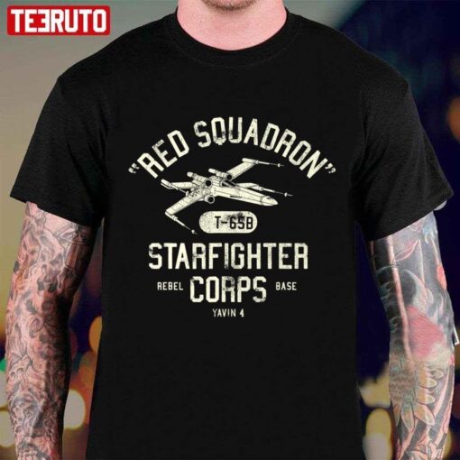 Stars Wing Red Squadron Starfighter Tee Shirt