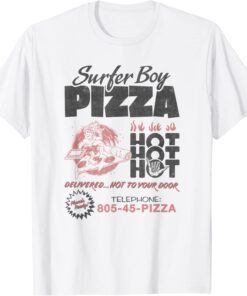 Stranger Things Surfer Boy Pizza Flyer Tee Shirt