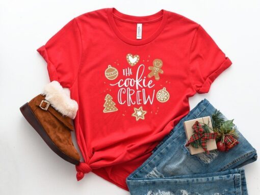 The Cookie Crew ,Christmas Cookie Crew Tee Shirt