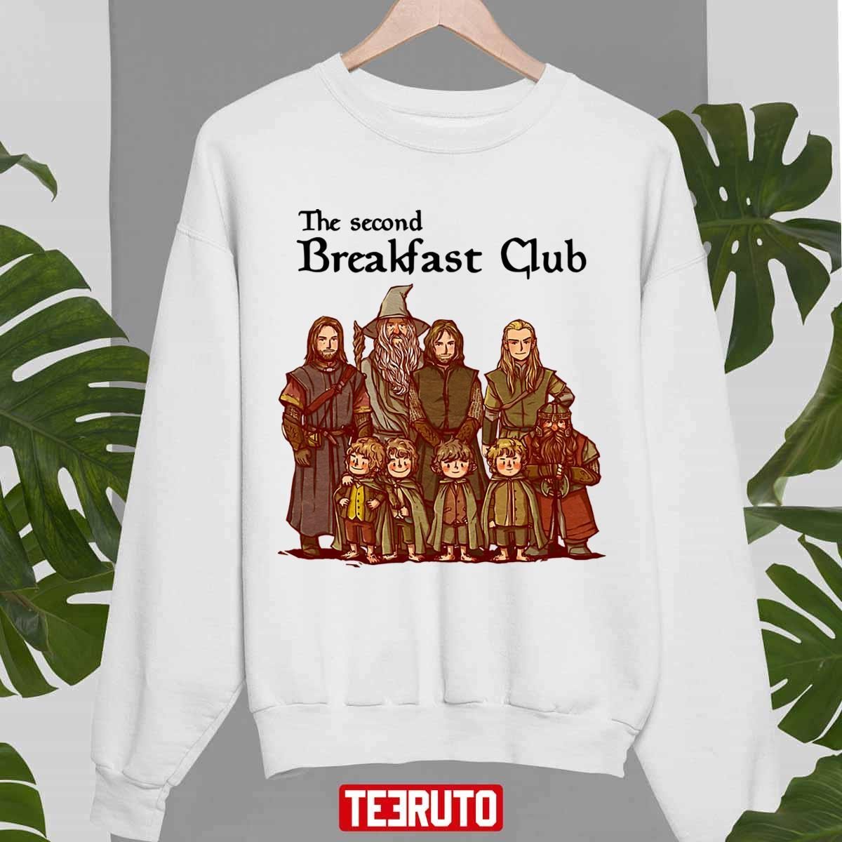 The Second Breakfast Club The Lord Of Rings The Hobbit Tee Shirt -  ShirtElephant Office
