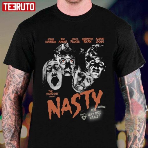 The Young Ones Nasty Horror Design Tee shirt