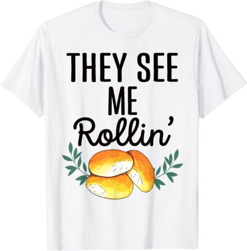 They See Me Rollin' Matching Family Happy Thanksgiving Tee Shirt