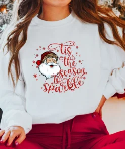 This is the Season to sparkle Santa Claus Christmas Tee Shirt