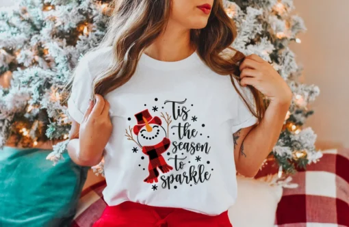 Tis The Season To Sparkle Merry Christmas T-Shirt