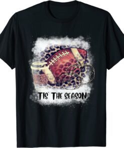 Tis the Season Fall Pumpkin Football Coffee Tee Shirt