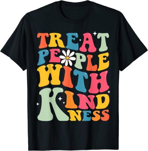 Treat People With Kindness Retro TPWK Inspirational Letter Tee Shirt