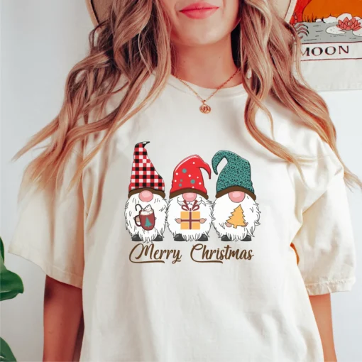 Trendy Christmas Gnomes T-Shirt