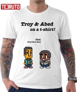 Troy And Abed On A T-shirt Community Tv Show Tee shirt