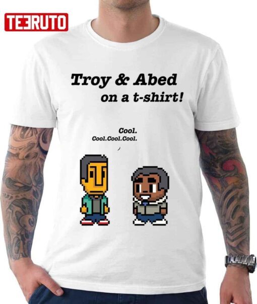 Troy And Abed On A T-shirt Community Tv Show Tee shirt