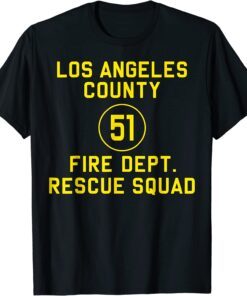 Truck Side 51 Emergency Squad Reproduction Logo Essential Tee Shirt