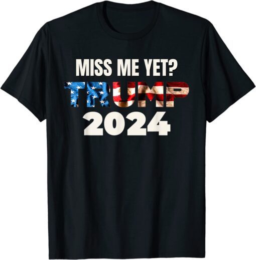 Trump 2024 American Flag Donald Trump 4th of July The Return Tee Shirt