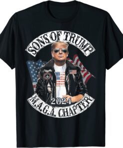 Trump 2024 Sons of Trump MAGA Chapter Anti Biden Tee Shirt