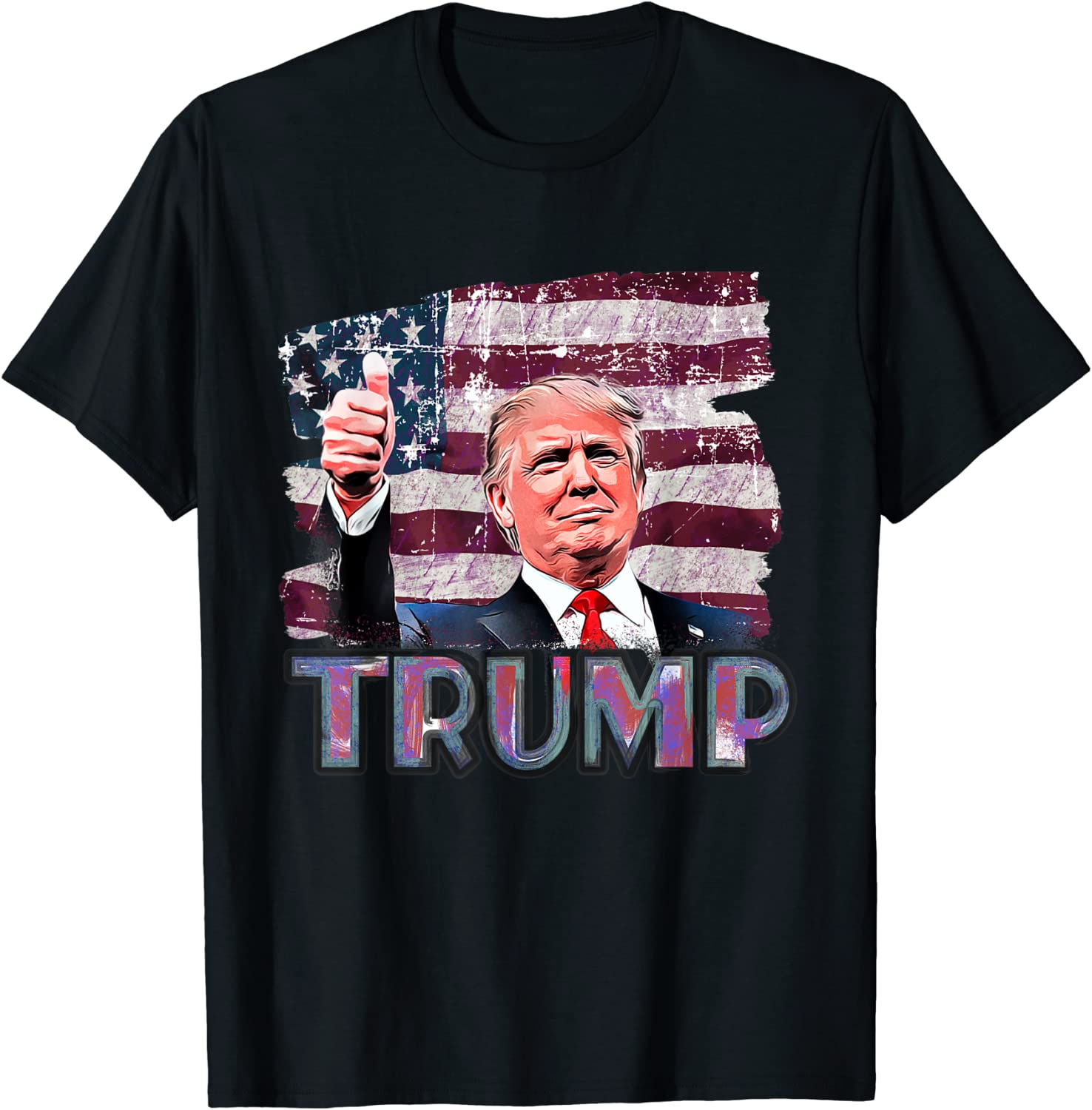 Trump Was Right About Everything Republican Political Flag Tee Shirt ...