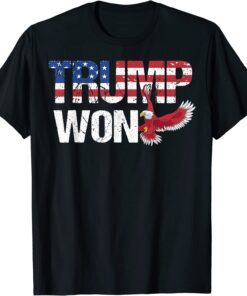 Trump Won Flag Ladies Take America Back Trump 2024 Tee Shirt