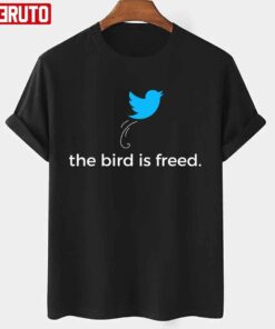 Twitter The Bird Is Freed Elon Musk Chief Twit Design Tee Shirt