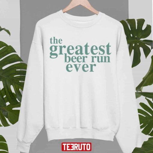 Typo The Greatest Beer Run Ever Tee Shirt