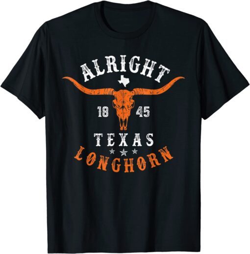 USA in order Texas longhorn pride Tee Shirt