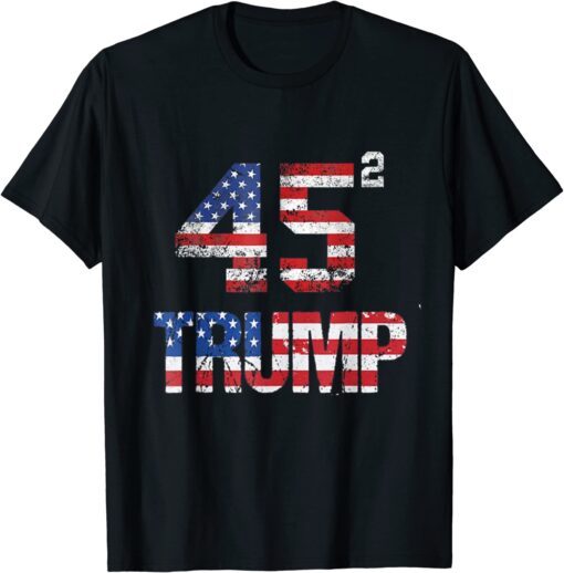 Ultra 45 2 USA Trump 2024 flag take USA back again Tee Shirt