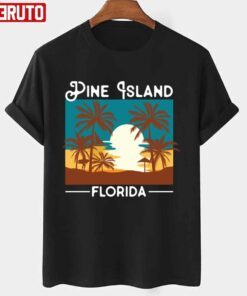 Vacation Souvenir Pine Island Beaches Florida Tee shirt