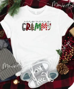 Very Merry Grammy Christmas Tee Shirt